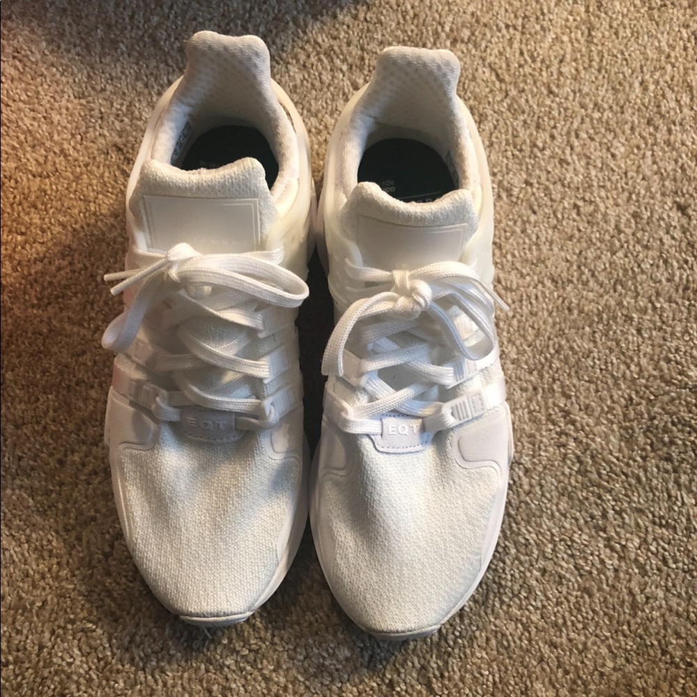 White Adidas EQT